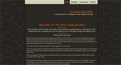 Desktop Screenshot of elanalum.org