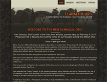 Tablet Screenshot of elanalum.org